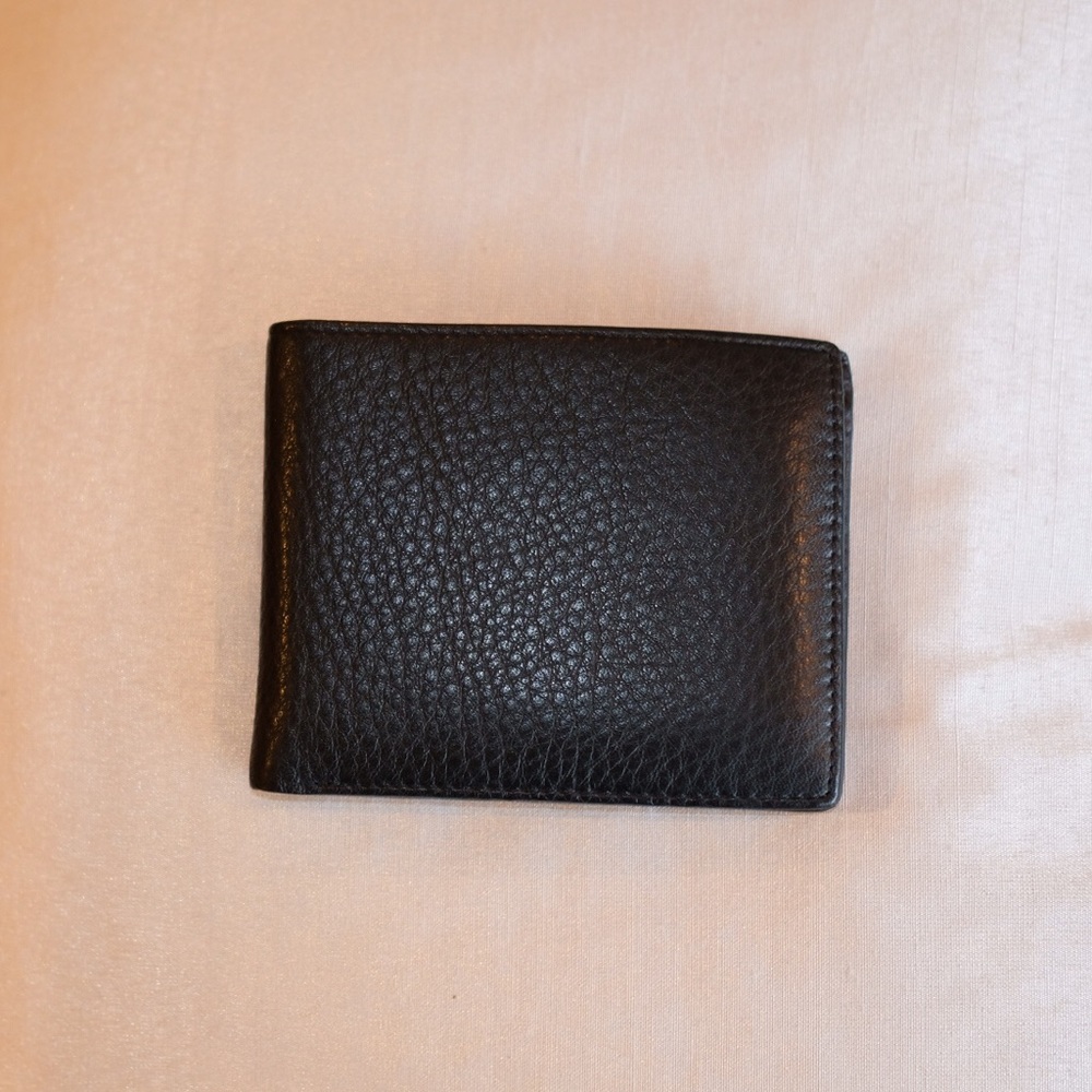 Men’s Danier Black Leather Wallet